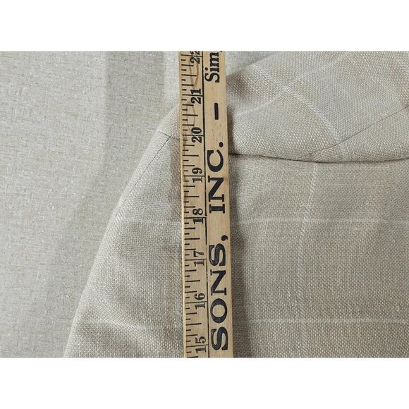 TOMMY HILFIGER Men's Vintage Tan Plaid Suit Jacket Blazer 43R Sport Coat Summer - Picture 9 of 11